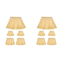 2X Vogelverschrikker Stro Kit Papieren Vogelverschrikker Kostuum Accessoires Nek Arm en Enkelbandjes voor Party Accessoire Decoratie