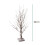 2X Tabletop Tree, White Tree with LED Lights, Warm White Small Tree Lights Battery Powered Timer, Lighted Tree 2