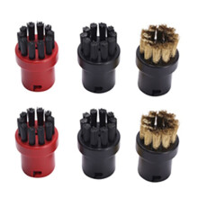 6Pcs Nozzle Nylon Brass Bristle Brushes for SC1 SC2 SC3 SC4 SC5 SC7 EasyFix Mop Cloth Rags Steam Cleaner Parts