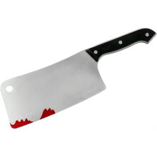 5X Blutiges Beil, GefäLschte Messer Realistische KüChen Beil Requisite für Halloween Streich Spielzeug BüHnen Requisiten