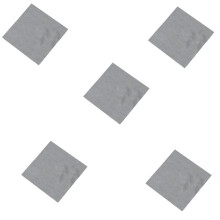 Cute 500pcs Sweets Candy Package Foil Paper Chocolate Lolly Foil Wrappers Square (Silver)
