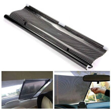 5X Sunshade Roller Blackout Sugkopp Persienner Gardiner för Living KöK Kontor Bil FöNster Fri-Perforerad Gardin A