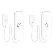2X Tuya Water Leakage Sensor Detector WiFi Flood Water Leak Sensor Home Protection Alarm System Life APP Control