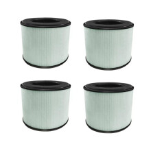 4 Packe Ersatz HEPA Filter Kompatibel für PARTU BS-08, 3 im 1 Filtration Hoch Effizienter Aktivkohle HEPA Filter