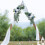 2X Konstgjorda BröLlopsbåGe Blomstersats Boho Eucalyptus Garland Gardiner BröLlopsdekoration VäLkomstskylt,A 1