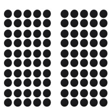 100 Pcs Sponges Protective Measures Soft Black Ear Cover Cushion for Headphone 5cm