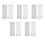 Window White Sheer Curtains 84 Inches Long 10 Panels Sheer White Curtains Clear Curtains Basic Rod Pocket Panel 1