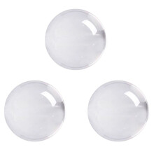 3X Transparent Couleur Verre Cristal Boule de Sphère de Guérison Photographie Accessoires Props Balle Décor 40Mm
