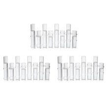 3X Hinged Flower Vase Different Heights Clear Cylinder Glass Test Tube Propagation Station, for of Indoor Decor