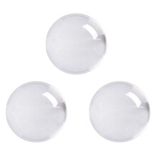 3X Transparent Couleur Verre Cristal Boule de Sphère de Guérison Photographie Accessoires Props Balle Décor 60Mm