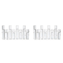 2set Hinged Flower Vase Different Heights Clear Cylinder Glass Test Tube Propagation Station, for of Indoor Decor