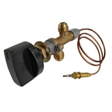 5X Propane Lpg Gas Fire Pit Control Safety Valve Flame Failure Device Gas Heater Valve with Thermocouple and Knob