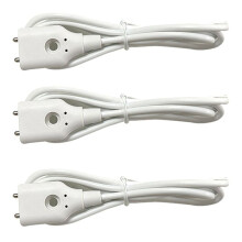 3X Wasserleck-Alarmmelder mit Kabelgebundenem Sensor, 1-Meter-Kabel, Wasserstandssensorsonde, Zwei Metallstangen
