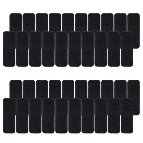 40 Stück Deckenventilator-Flügelfilter, Deckenventilator-Luftfilter, Ventilator-Luftreiniger-Pads, Kokosnuss-Carbon-Deckenventilator-Luftfilter 1