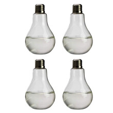4X Transparante Glazen Bolvorm Tafelvaas voor Planten Bloemen Huis Tuin Bruiloft Decoratie
