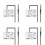 4X Tuya  Zigbee  with Temperature Sensor Passive Dry Contact Zigbee Relay Work with Home Assistant AC 85-250V 1