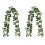 2X Eucalyptus Garland and Flower Hanging Artificial Eucalyptus Leaf Greenery for Wedding Backdrop Arch 1