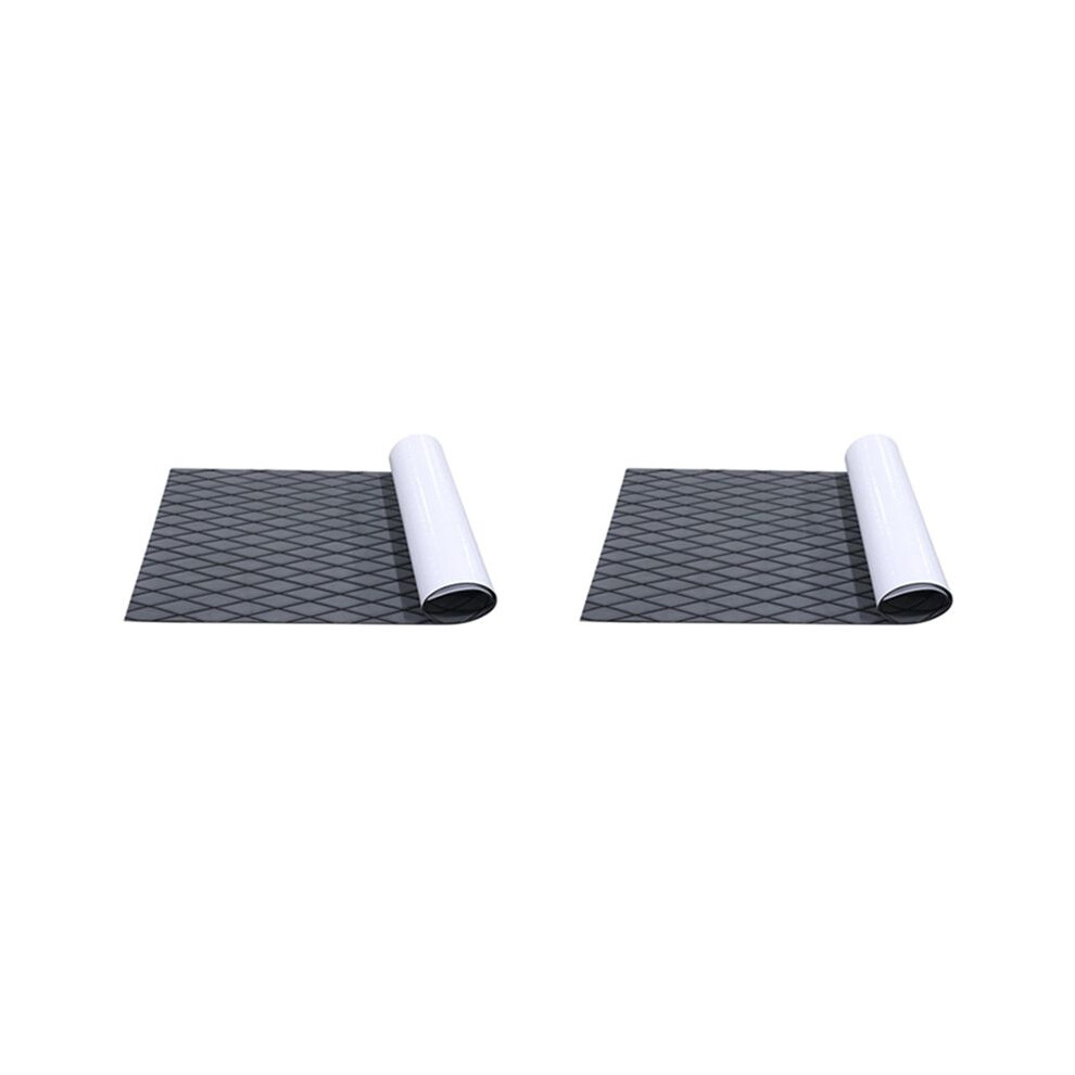 2X Eva Foam Faux Teak Boat Deck Mat Decking Sheet Yacht Flooring Anti Skid Mat Self Adhesive Vehicle Pad 35X190cm 4712487507748