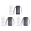3X Universal Ceiling Fan Lamp Remote Control Kit Adjusted Wind Speed Transmitter Receiver Timing Control  110V 1
