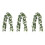 3X Eucalyptus Garland and Flower Hanging Artificial Eucalyptus Leaf Greenery for Wedding Backdrop Arch 1