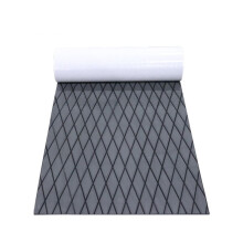 2X EVA Schaum Faux Teak Boot Deck Matte Terrassendielen Blatt Yacht Boden Anti Rutsch Matte Selbstklebende Fahrzeug Unterlage 35X190Cm
