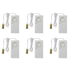 6X Home Alarm Water Leakage Spot Alarm Detector Independent Water Leak Sensor Detection Flood Alert Overflow