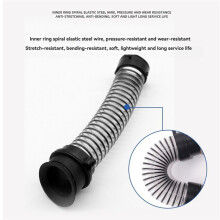 2X Vacuum Hose for X7(2832Z) / X7Pro(2955Z)Floor Scrubber Brush Parts Threaded Pipe Fittings