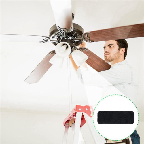 40 Stück Deckenventilator-Flügelfilter, Deckenventilator-Luftfilter, Ventilator-Luftreiniger-Pads, Kokosnuss-Carbon-Deckenventilator-Luftfilter 2