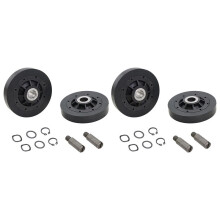 2X RB170002 Kit Rulli Asciugatrice, Rulli di Supporto Tamburo Asciugatrice, Kit Rulli Asciugatrice per Asciugatrici Speed Queen AP5186795 PS12220620