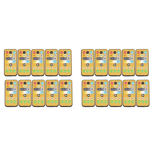 20pcs Wireless Switches, 3-Speed Timing Remote Control, for E27 Ceiling Fan Light, 1-4h Timing Remote Control