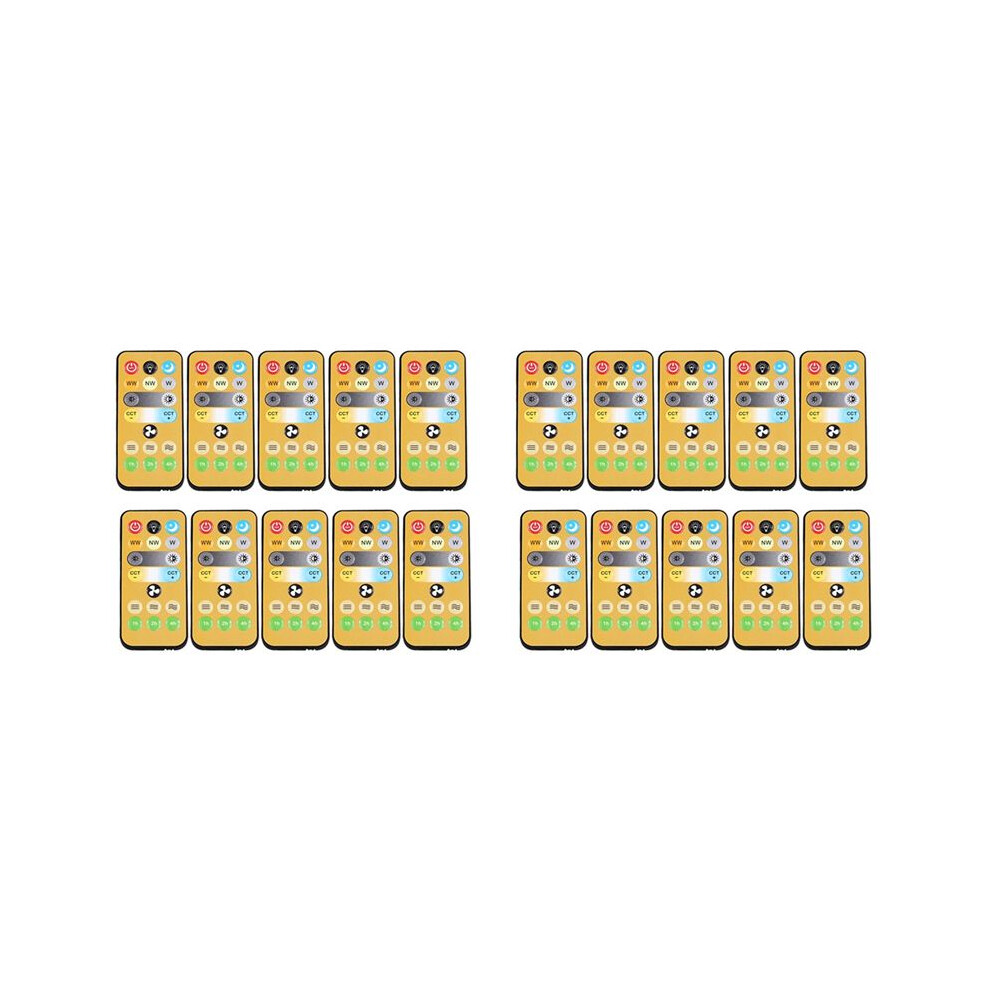 Light 20Pcs Wireless Switches, 3-Speed Timing Remote Control, For E27 Ceiling Fan 1-4H Timing Remote Control
