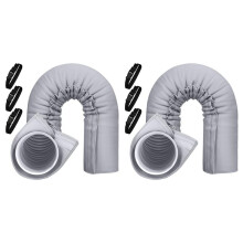 2X AC Hose Insulation Sleeve,Portable Air Conditioner Hose Cover Wrap,Fits for 5in & 5.9in Diameter Exhaust Hose