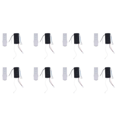 8X Universal Ceiling Fan Remote Control Kit Replacement, 6-Speed & Timing, Remote Replacement for  Ceiling Fan Light