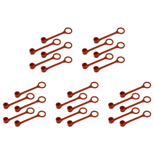 25X Kitchen Equipment High Temperature Silicone Nozzle Cover, Silicone Protective Cover
