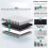 6PCS for FLASHFORGE AD 5M/5M Pro Activated Carbon Air Filter for FDM 3D Printers for Flashforge Adventurer Air Filter 6