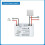 2X Tuya  Zigbee  with Temperature Sensor Passive Dry Contact Zigbee Relay Work with Home Assistant  7-32V 7