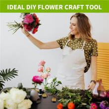 18 Pcs Flower Frogs Round Brass Flower Holder Japanese Ikebana Vase Floral Frogs Flower Arranger Flower Fixed Tools