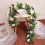 2X Eucalyptus Garland and Flower Hanging Artificial Eucalyptus Leaf Greenery for Wedding Backdrop Arch 2