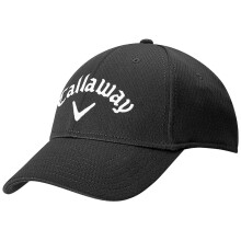 (One Size, Black) Callaway Golf Mens 2026 Tour Logo Adjustable Baseball Cap