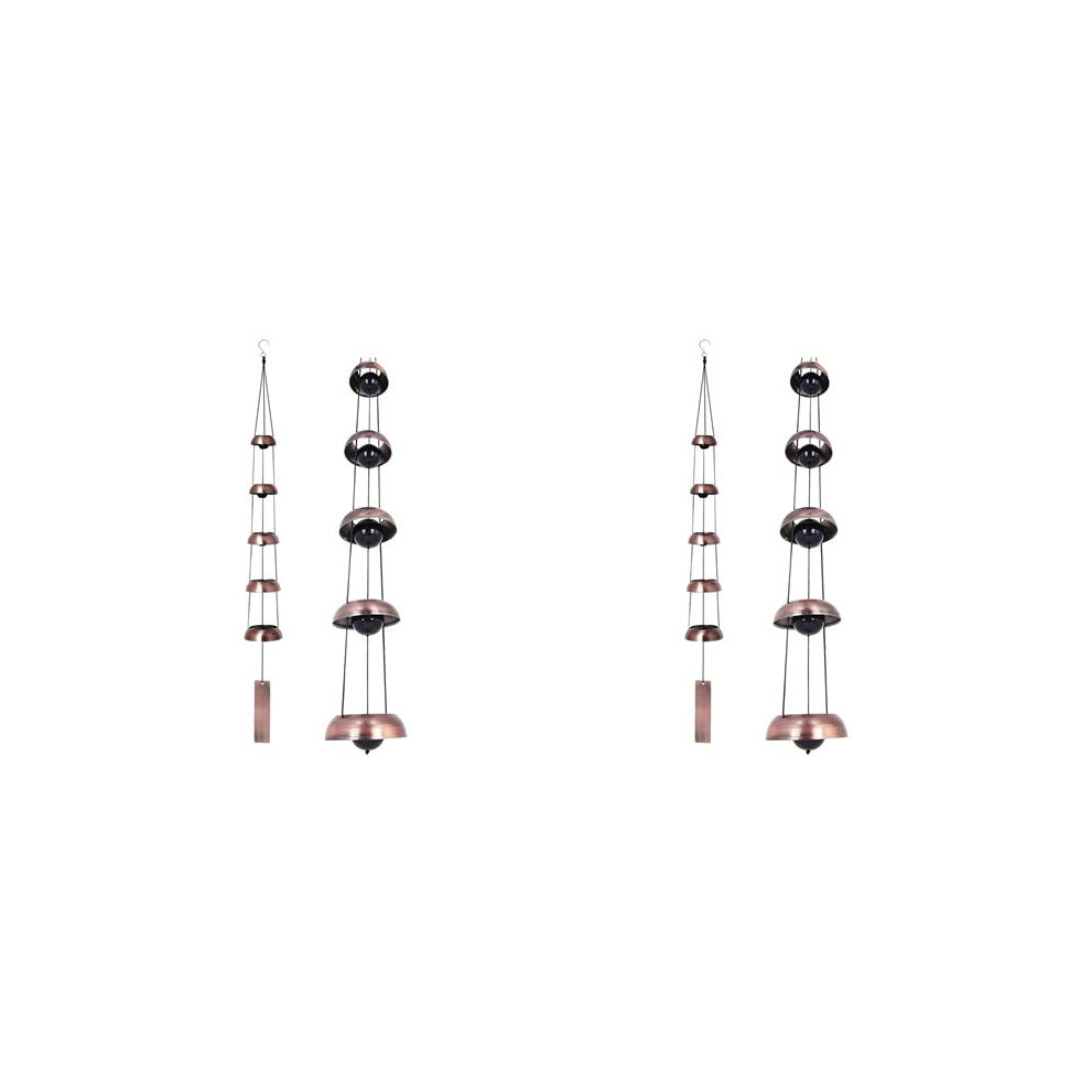 2X Temple Wind Bell - Memorial Bell Wind Chime For Unique Gift, Feng Shui Wind Chime For Outdoor Decoration In Yard 6034127490516