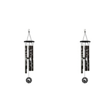 2X Extra Small Bagua Wind Chime Pendant Chinese Feng Shui Ornament Commemorative Wind Chime Lucky Wind Chime Pendant