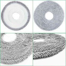 24x pour L10s Pro Ultra Heat, L10s Pro Gen 2, X40 Ultra Complete, X30 Ultra, X30 Pro , Tampons en Tissu pour Vadrouille Sous Aspirateur