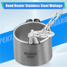 3X Band Heater Stainless Steel Wattage 220V Inner Dia.50mm for Electronic Equipment Joyous