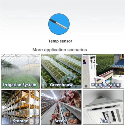 5X Tuya  Zigbee  with Temperature Sensor Passive Dry Contact Zigbee Relay Work with Home Assistant AC 85-250V 2