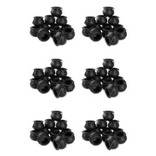 72Pcs  Black Cauldron with Handle Halloween  Witch Cauldron Halloween Pot Candy Holder for Halloween