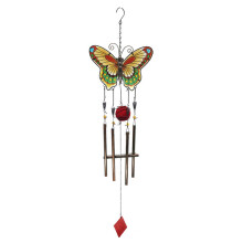 Home Decoration Metal Wind Chime Garden Outdoor Decor Hanging Pendant Gifts Yellow