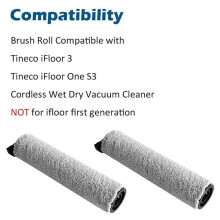 Paquet de 10 Rouleaux de Brosse de Rechange pour Accessoires D'Aspirateur Sans Fil IFloor 3 / Floor One S3 Ă Sec Humide et Sec