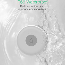 Tuya Zigbee Watersensor Waterdetector voor Thuisalarm op Afstand Beveiliging Inweken Sensor Home