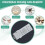 2X Universal Ceiling Fan Remote Control Kit Low Voltage 30w  Fan Light Driver Controller 6-Speed & Timing Remote 2