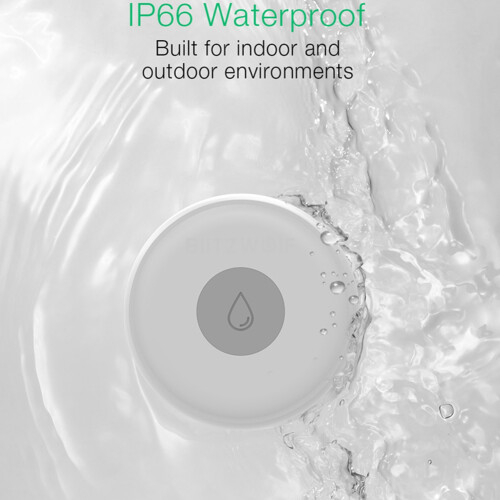 Ewelink Zigbee Water Sensor Water Detector for Home Remote Alarm Security Soaking Sensor  Home
